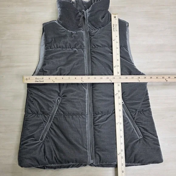 Dylan Puffer Vest Velvet Gray Women's Size Large New with Tags - Picture 9 of 9
